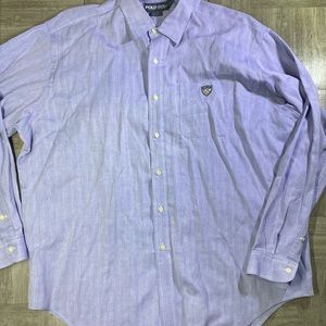 Polo Golf Ralph Lauren Mens Shirt Button Down Long Sleeve XL Lofting 100% Cotton